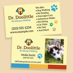 Pet Themed Business Card