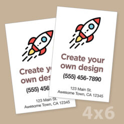 Create your own 4 x 6 postcard