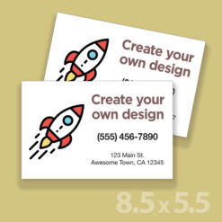 Create your own 8.5 x 5.5 postcard