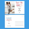 Customize your own Save the date Postcard