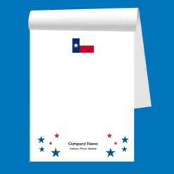 Customize this Texas Flag Note Pad