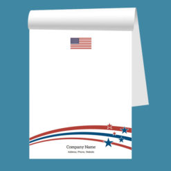 Customize your own USA Note Pad