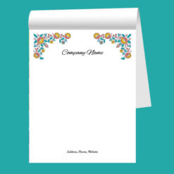 Customize this Flowers Note Pad