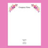 Customize this Flower Letterhead Template