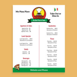 Customize this Italian Restaurant template