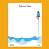 Customize this Rocket Letterhead Template