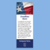 Customize this Texas Flag Rack Card Template